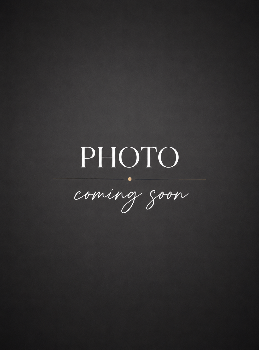 Gray background with text reading 'Photo coming soon'.