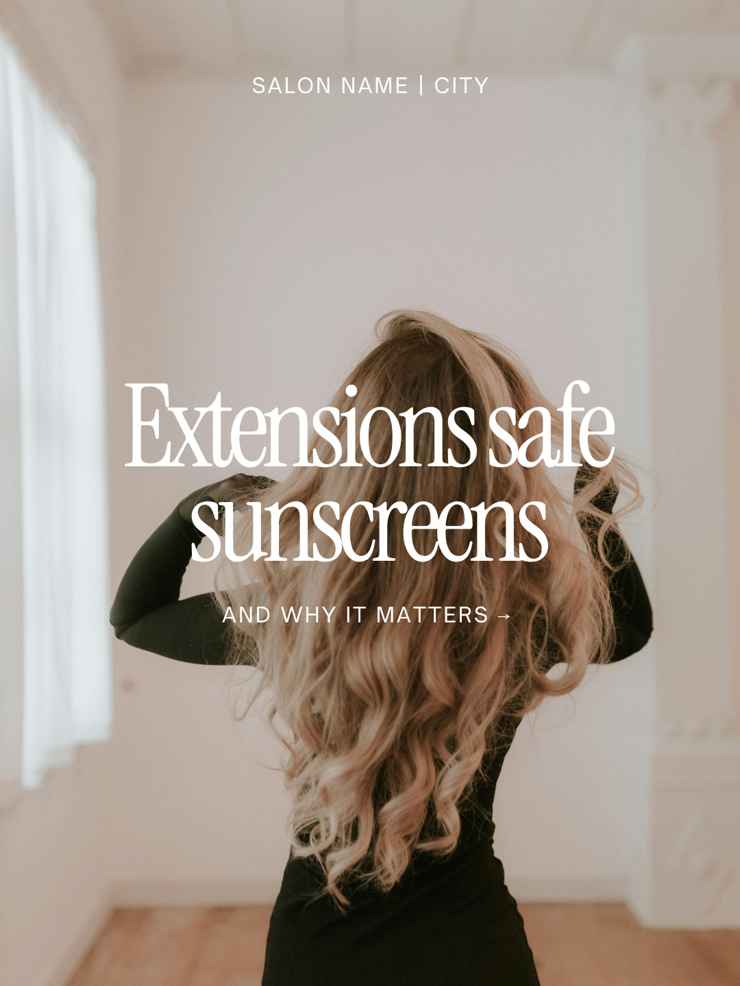 Extensions safe sunscreens