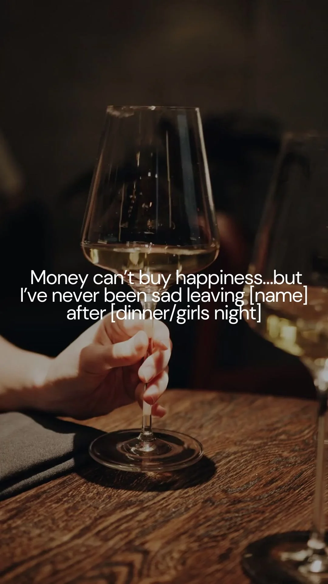 Money can’t buy happiness…but I’ve never been sad leaving