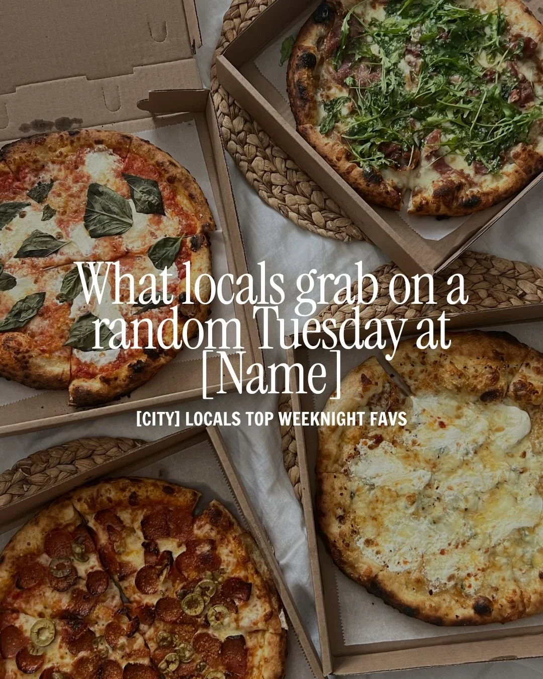What locals grab on a random Tuesday/ weekdays at [Name]