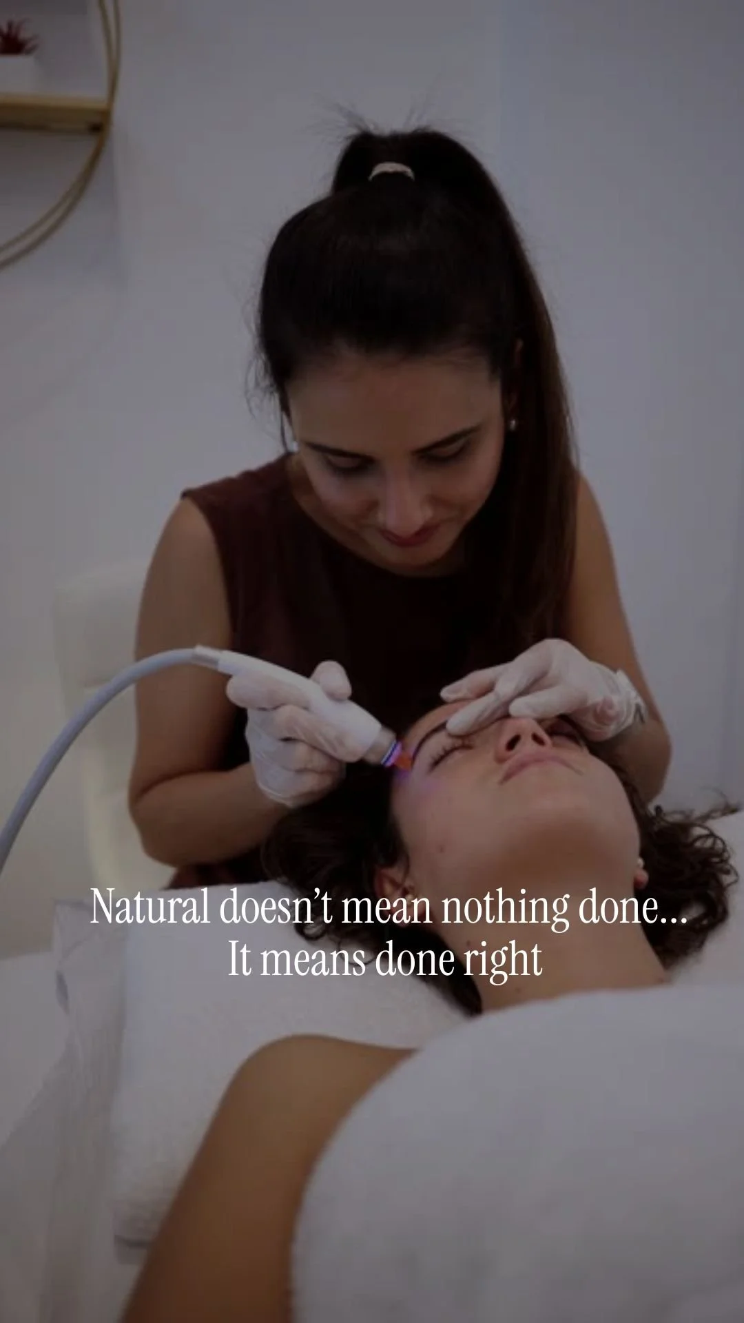 Natural doesn’t mean nothing done... It means done right&nbsp;