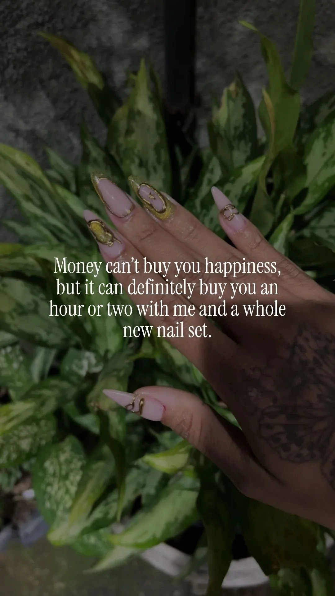 Money can’t buy you happiness, but it can definitely buy you an hour or two with me and a whole new nail set.