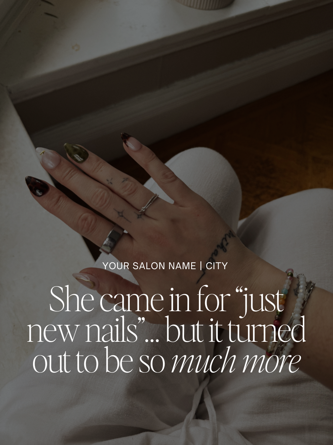 She came in for “just new nails”… but it turned out to be so much more