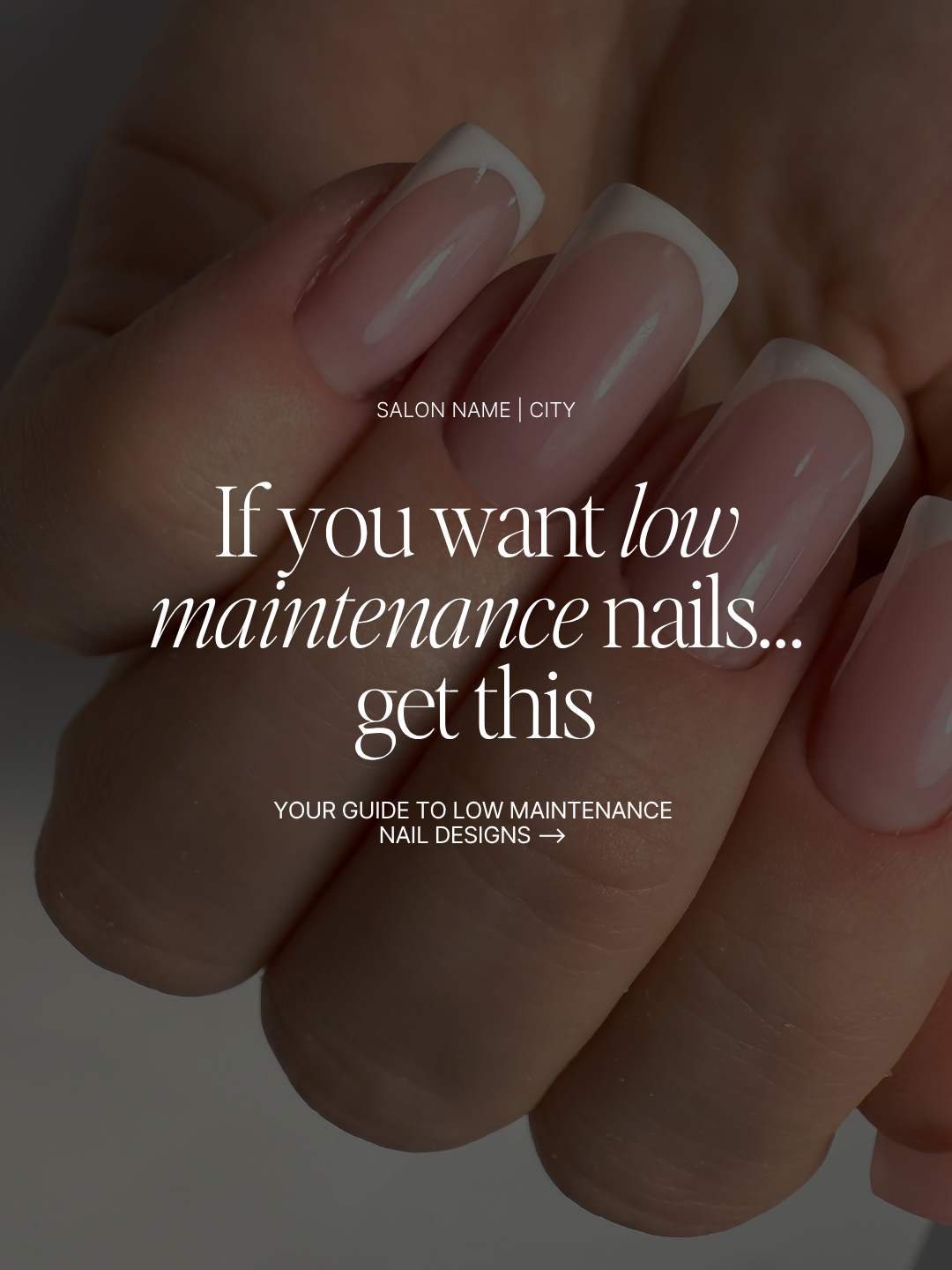 If you want low maintenance nails… get this.