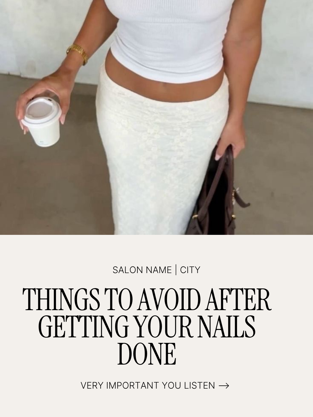 Things to avoid after getting your nails done
