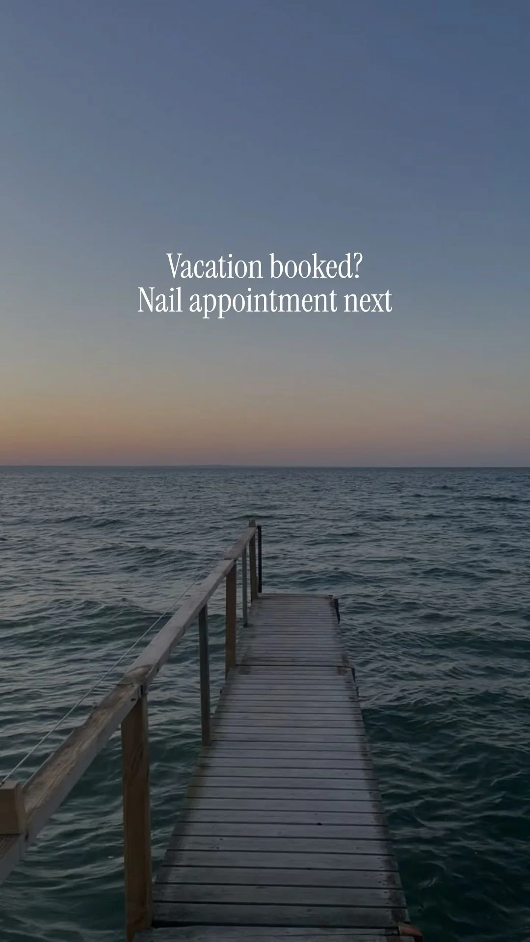 Pre-Trip Nail Appointment