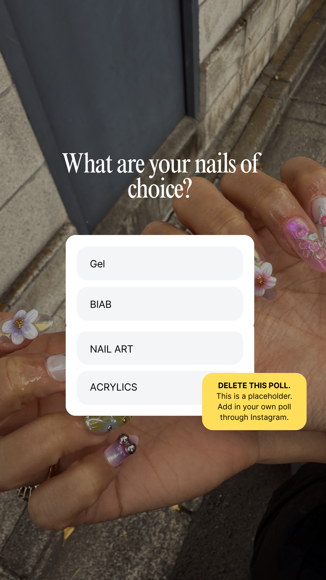 What are your nails of choice?