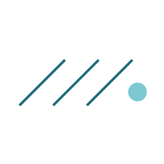 Geometric drawing of an outline square with sections divided by vertical, horizontal, and diagonal lines.
