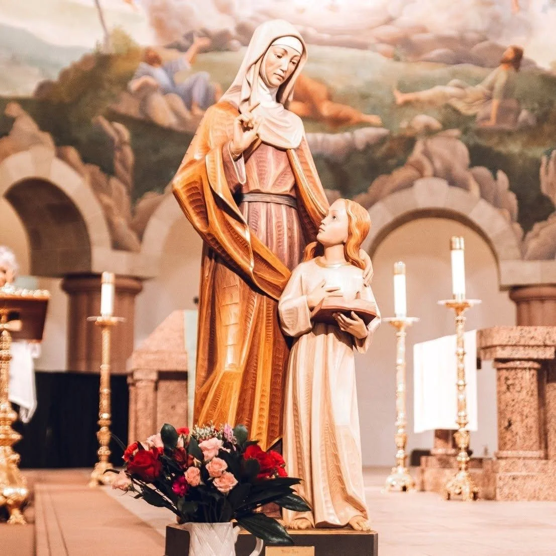 Happy Feast Day to St. Ann and St. Joachim, the parents of Mother Mary and the grandparents of Jesus! 🌷🙏