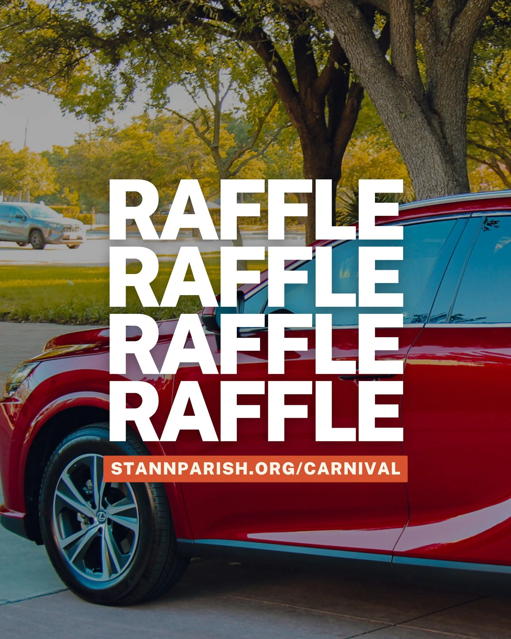 🎡 WIN A CAR 🎟  St. Ann Carnival Raffle tickets official on sale! Each ticket is $10 and the raffle winners will receive:

🥇 1st Prize: 
2026 Lexus RX 350 Premium SUV, MSRP $57,600 from Park Place Lexus Plano
🥈 2nd, 3rd, 4th, &amp; 5th Prizes: 
$5