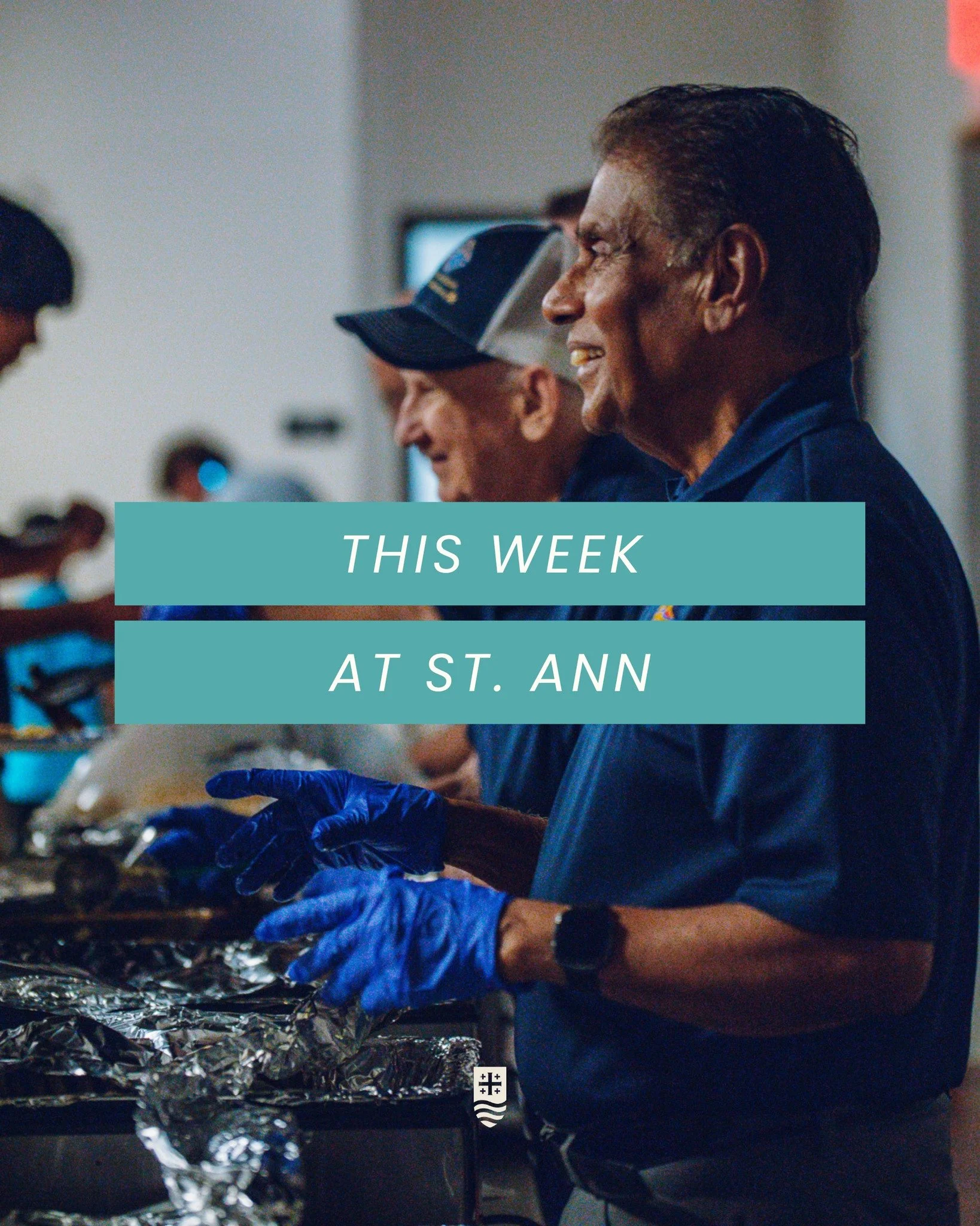 🗓 THIS WEEK AT ST. ANN 🗓

✔ Summer Office Hours
Monday through Thursday: 9-5 PM
Fridays: 9-12 PM until August 7

✔  SAYA Summer Sports Night
August 4 | 7&ndash;9 PM | Andy Brown West

✔  Register for Children's and Youth Ministry
🔗 stannym.com

✔ 