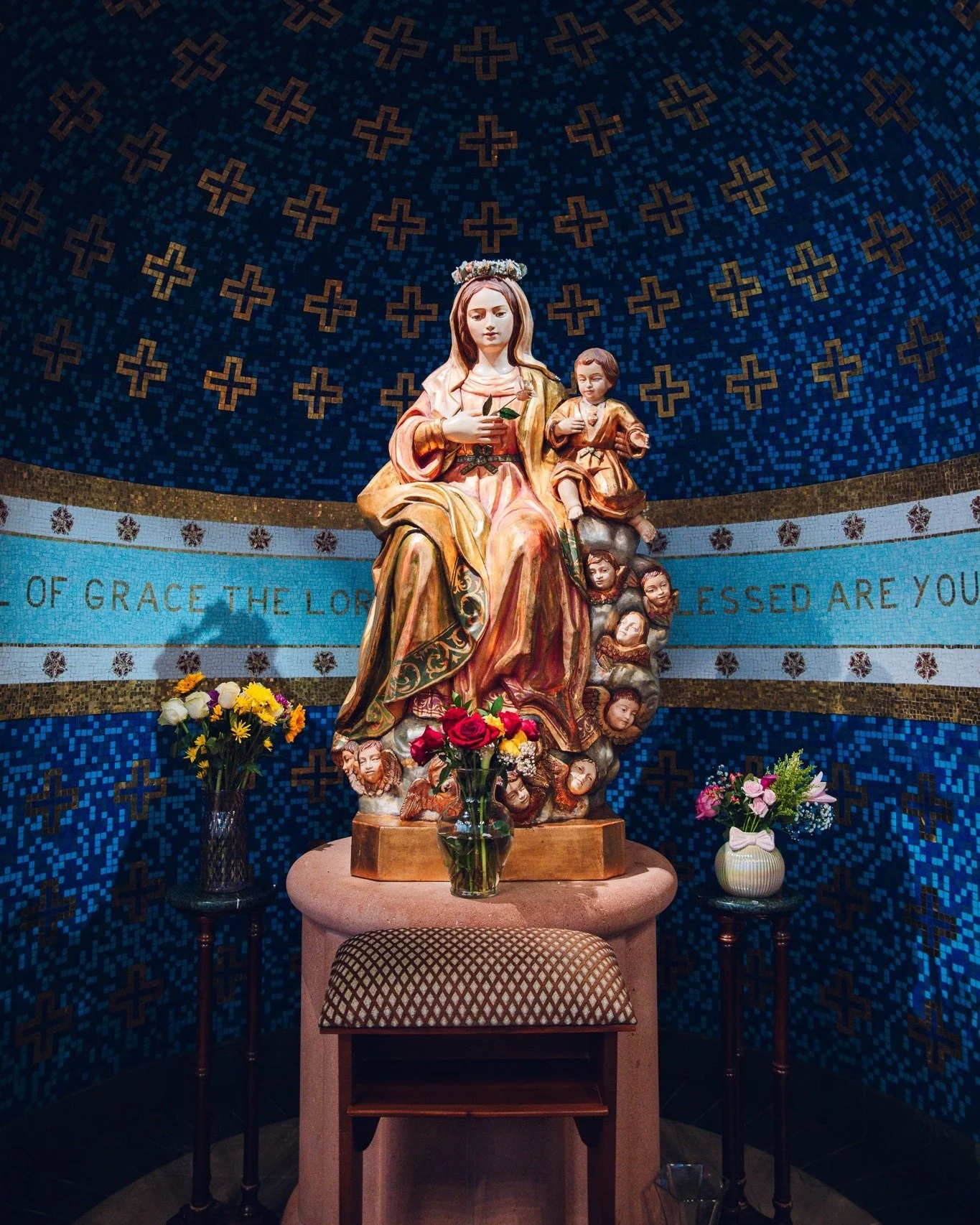 Happy Solemnity of the Assumption of the Blessed Virgin Mary 💙 

What is the Assumption of Mary? The Assumption of Mary celebrates that, at the end of her earthly life, the sinless Virgin Mary was taken body and soul into Heaven. (CCC 966) Mary&rsqu