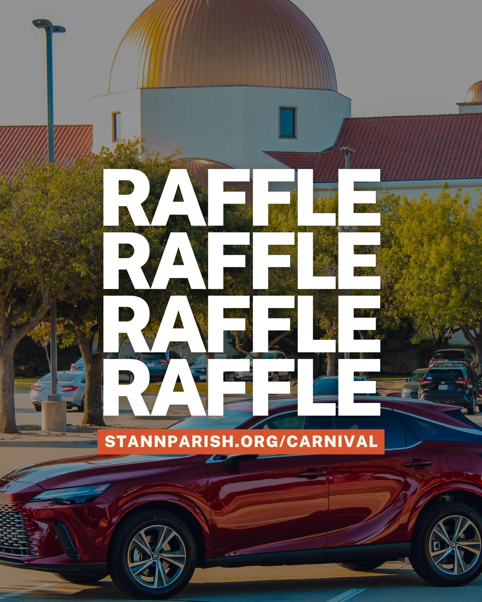 🎡CARNIVAL | GET YOUR RAFFLE TICKETS!

🎟 Raffle tickets are $10 each, and the raffle winners will receive:
🥇 1st Prize: 2026 Lexus RX 350 Premium SUV, MSRP $57,600 from Park Place Lexus Plano
🥈 2nd, 3rd, 4th, &amp; 5th Prizes: $500 Gift Card

BUY 