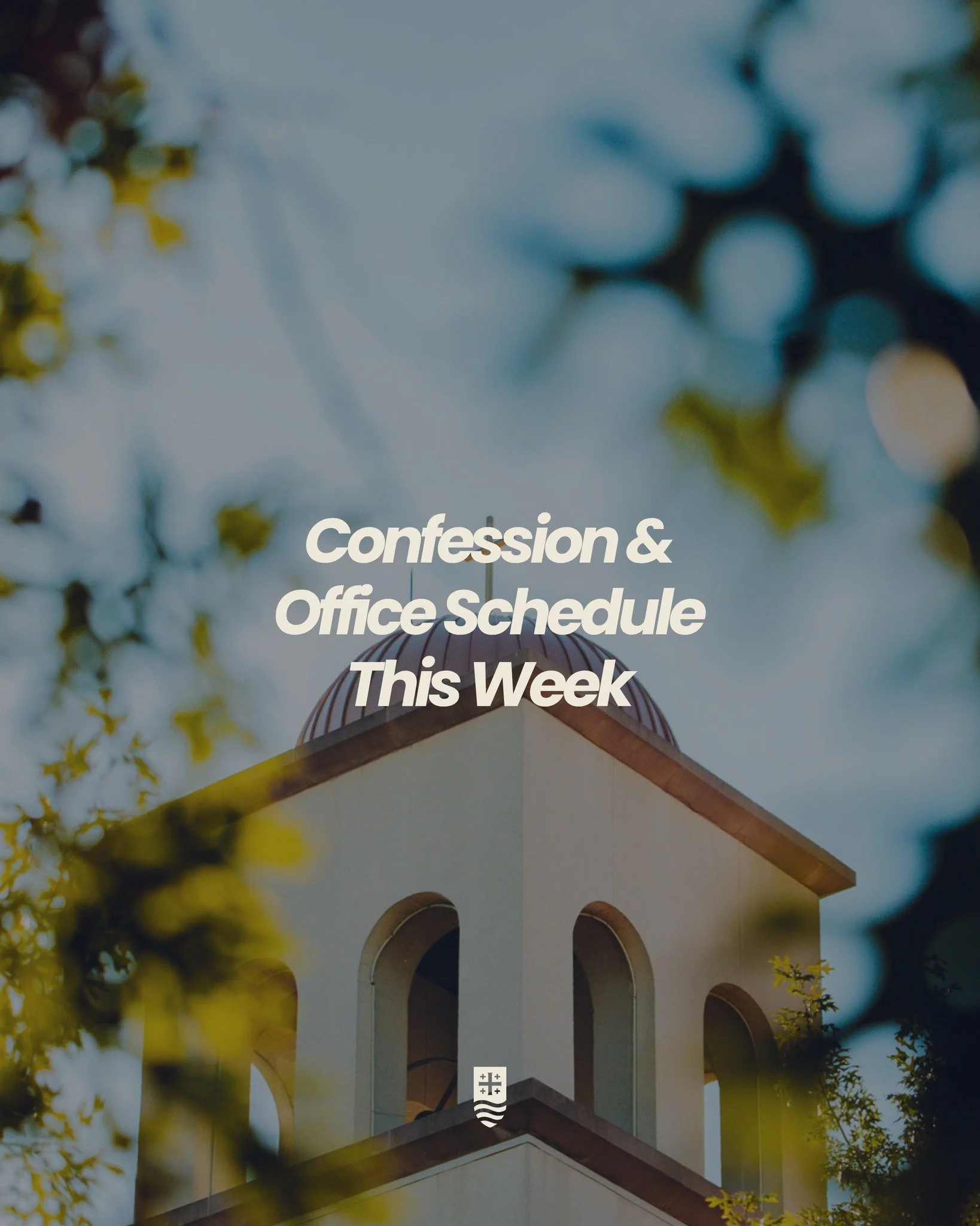 A few updated to Confession and Office Times this week! ⛪

The St. Ann Staff will be on a silent retreat today! Please pray for the staff as they take the time to escape the everyday routine and tasks and grow in personal relationship with the Lord.
