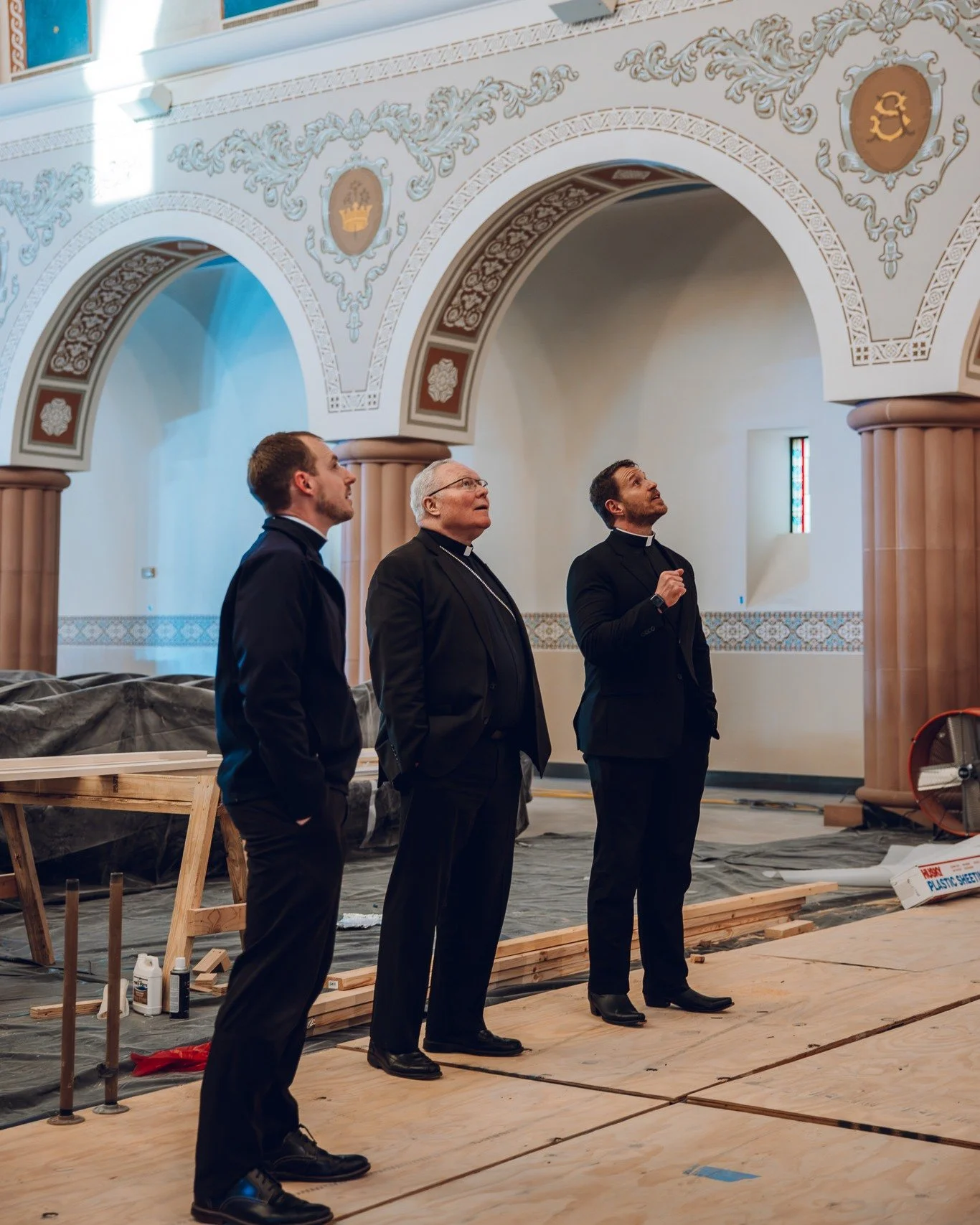 25 YEARS IN OUR MAIN CHURCH // Remember when Bishop Burns visited during the Transcend renovation? It was hard not to look up! And even today, our eyes are still drawn to the beautiful artwork that surrounds us. 

For 25 years, our Main Church has be
