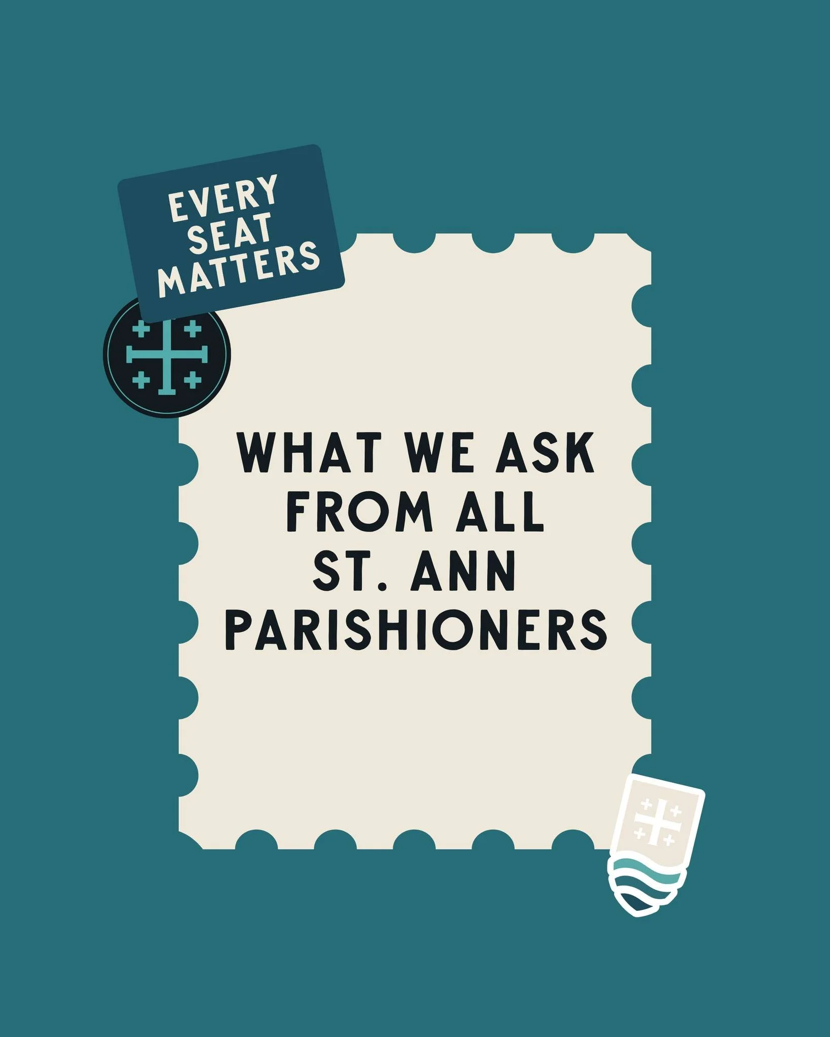 EVERY SEAT MATTERS // Our invitation this year is simple: wherever you are in your giving journey, take one step forward.

+ Already giving? Consider increasing your gift by at least 1% of your household income.
+ Not giving yet? Start with at least 
