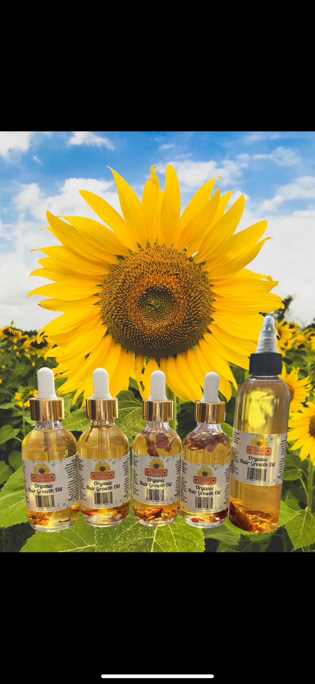 Summer Promise Hair Growth Oil 2oz Dropper Bottle