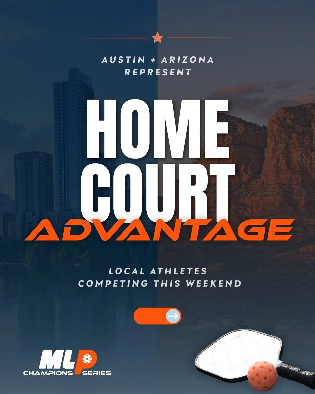 Home court hits different 🏠🔥

From Austin to Arizona, local athletes are ready to represent as the MLP Champions Series takes over two cities this weekend.

Swipe to see who&rsquo;s competing close to home. 👉

Who are you cheering for? 
📍 Austin 