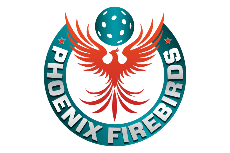 Phoenix Firebirds logo with a red phoenix and blue baseball above the team name.