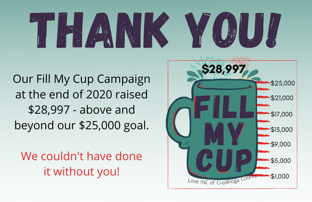 Fill My Cup Campaign Thank You