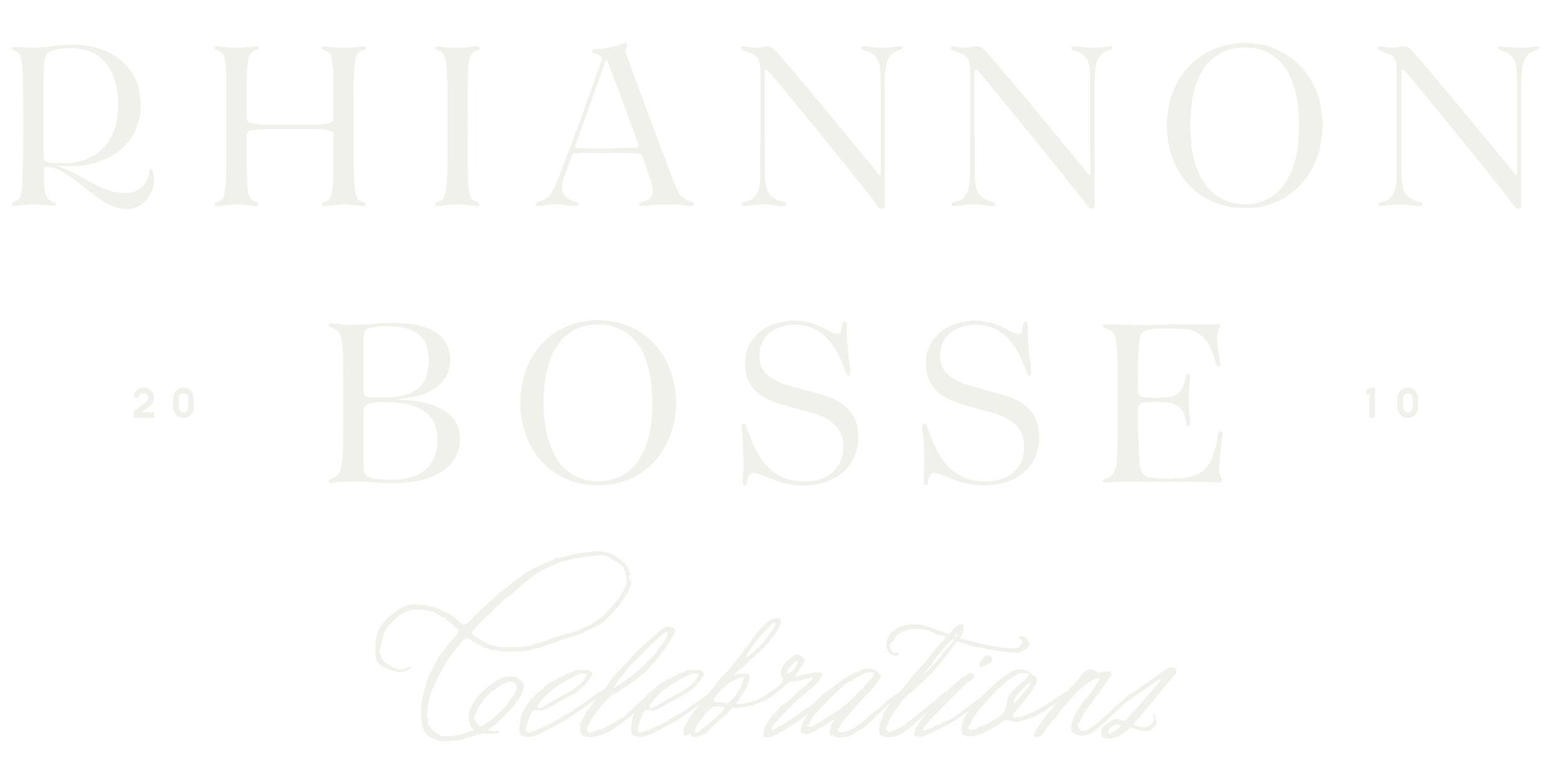 Rhiannon Bosse Celebrations Logo