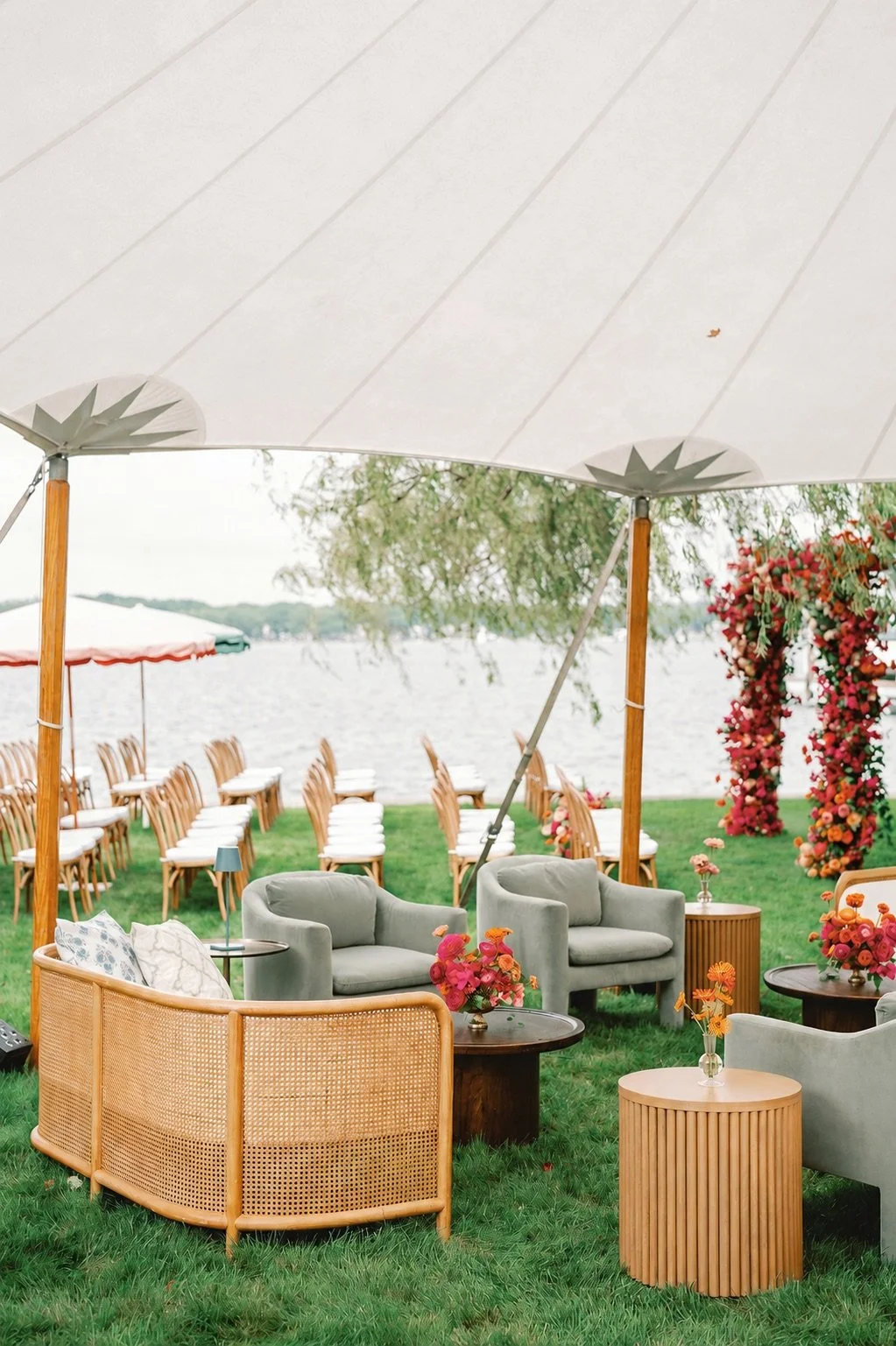Colorful Florals Wedding Reception West Michigan Florist and Full Service Weddings.jpeg