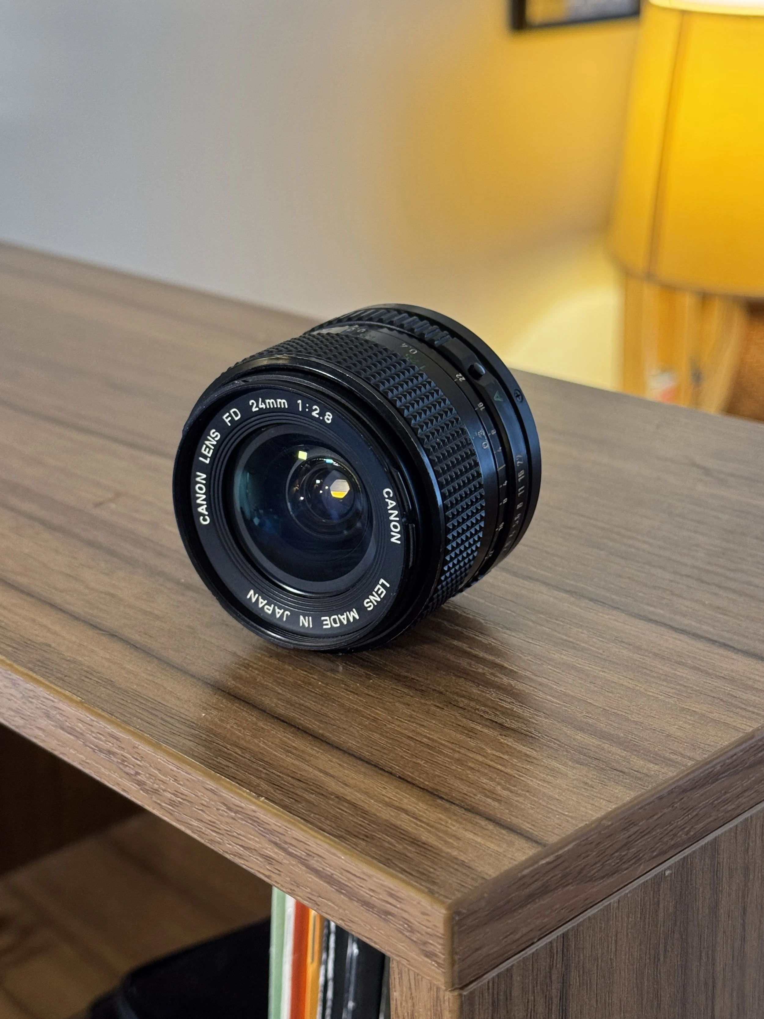 (New) Canon FD 24mm f/2.8 lens