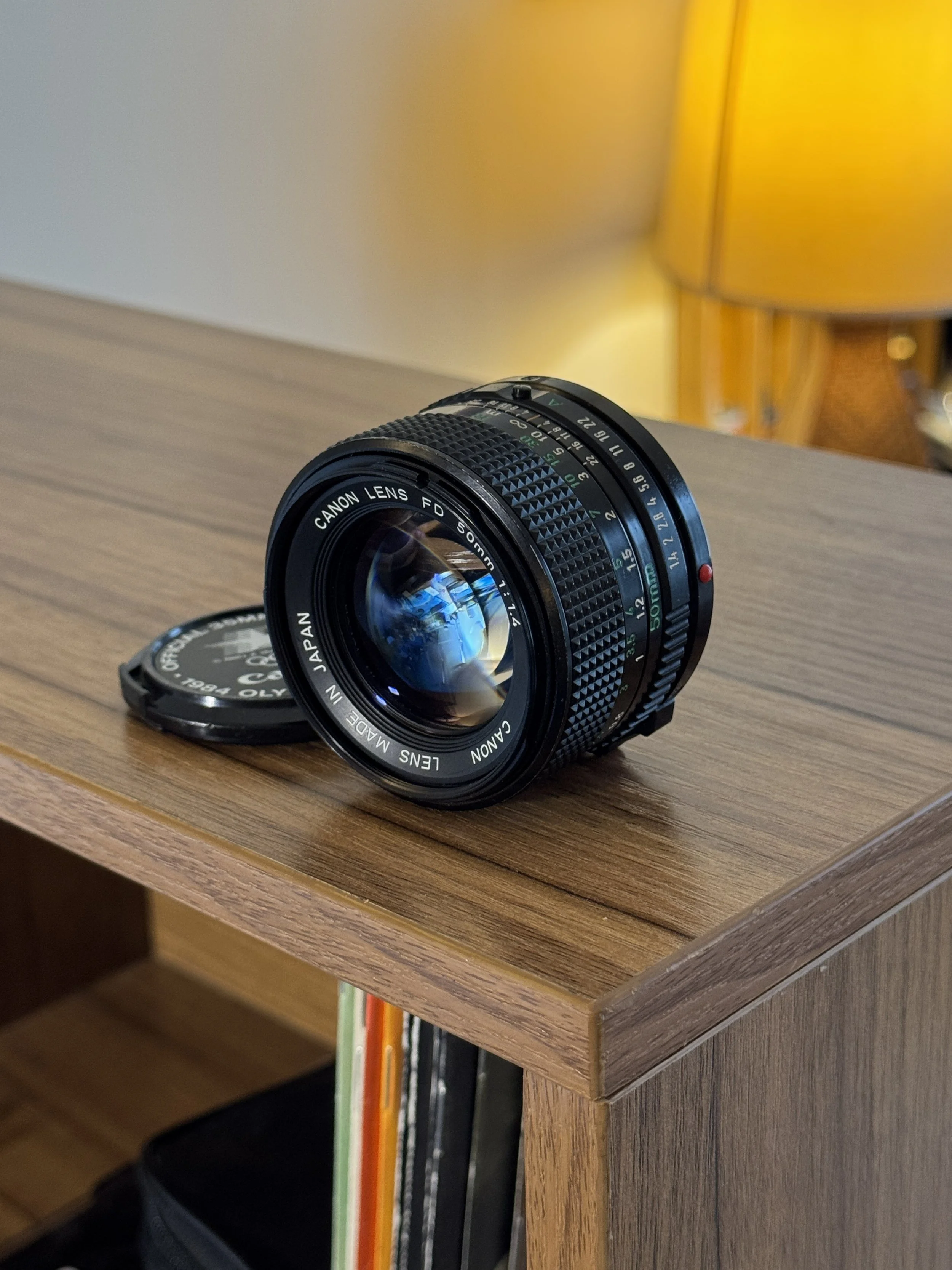 CANON FD 50MM F/1.4 LENS