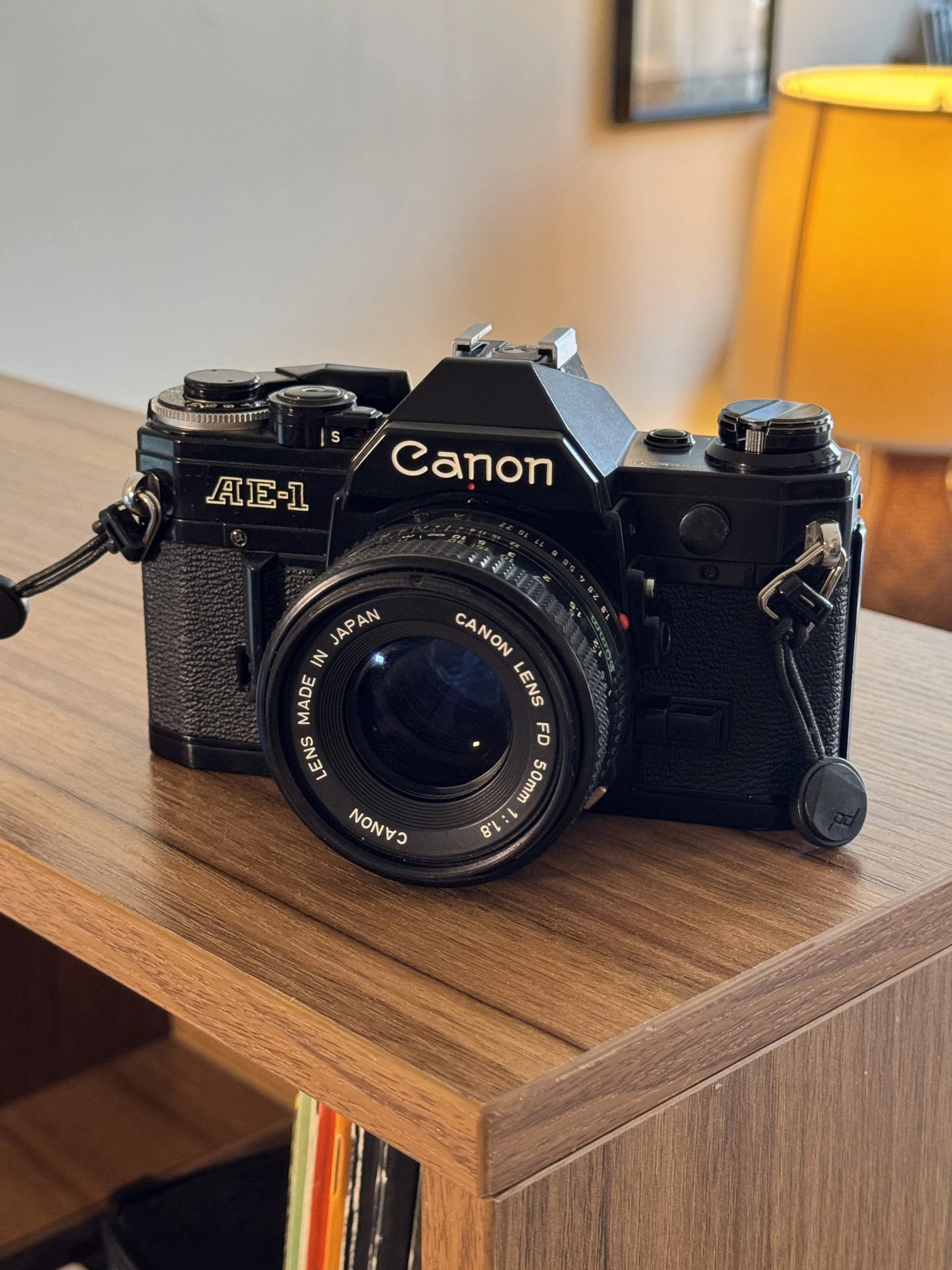 Canon AE-1 (Black) + FD 50mm f/1.8