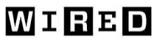 The word 'WIRED' in white letters on a black background.