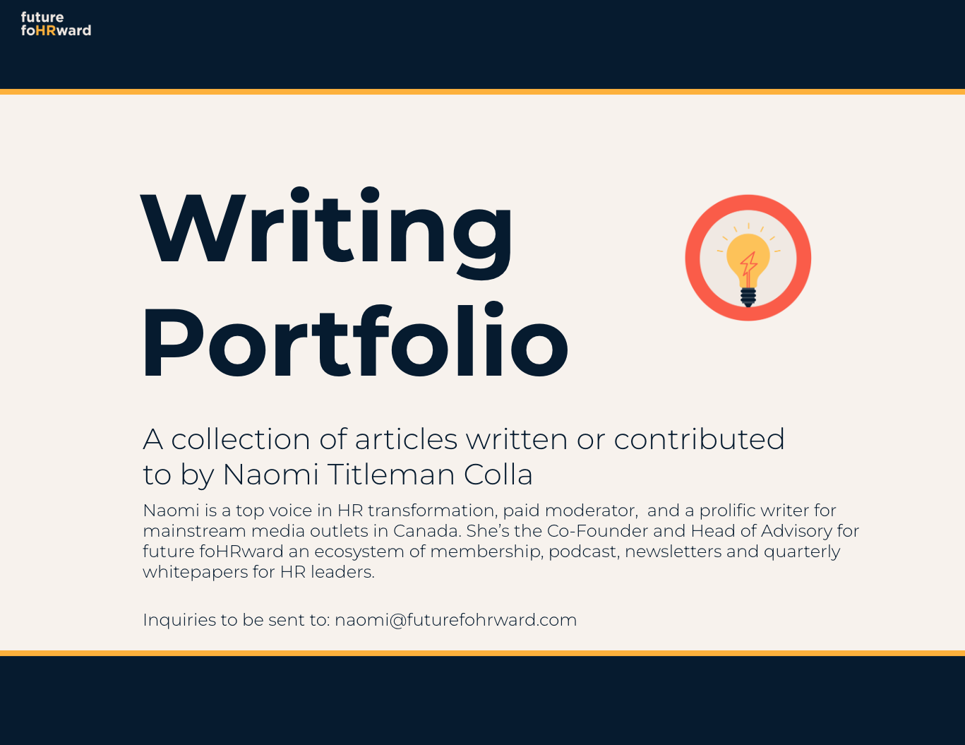 Writing Portfolio Archive (2016-2024)