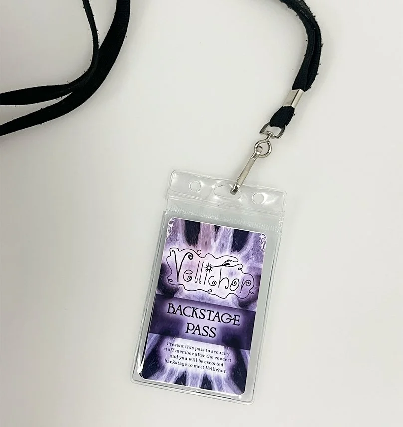 Backstage pass for Spellbook tour