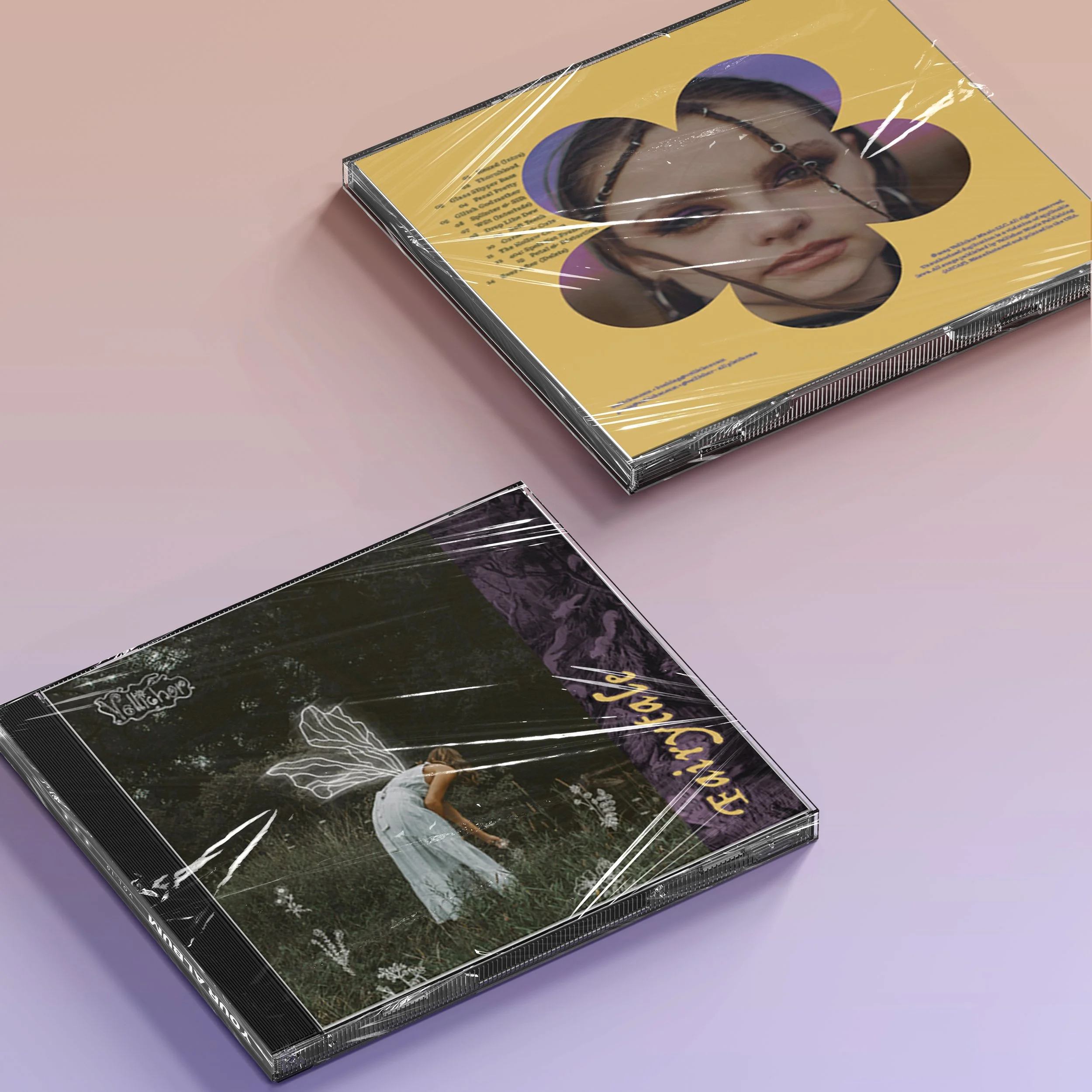cd album cover design front and back