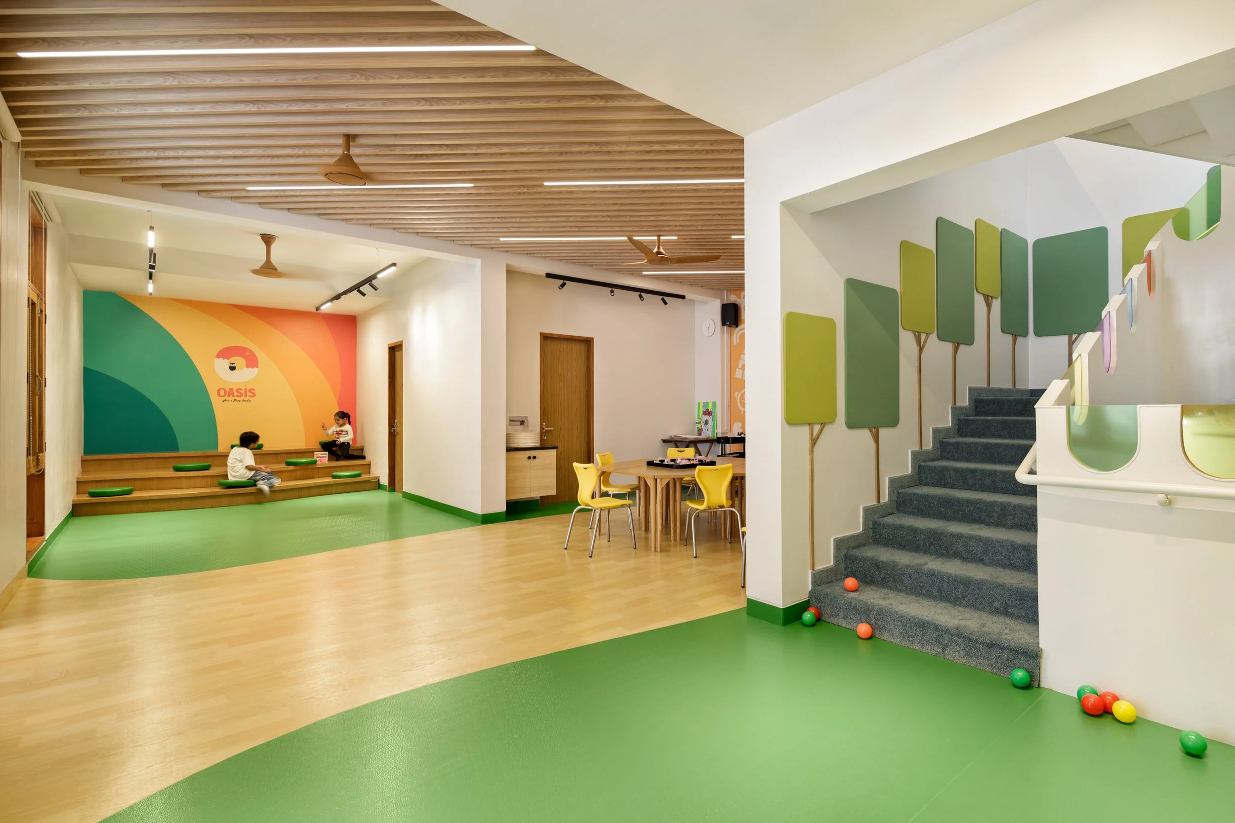 Art studio interior, Oasis Art Studio, New Delhi