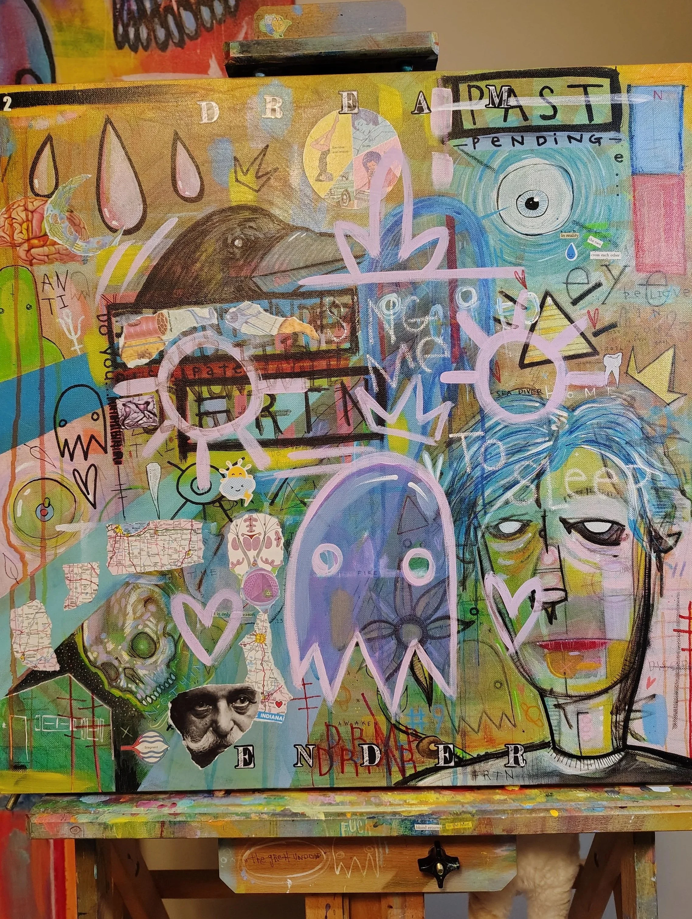 PAST PENDING 36"x36"