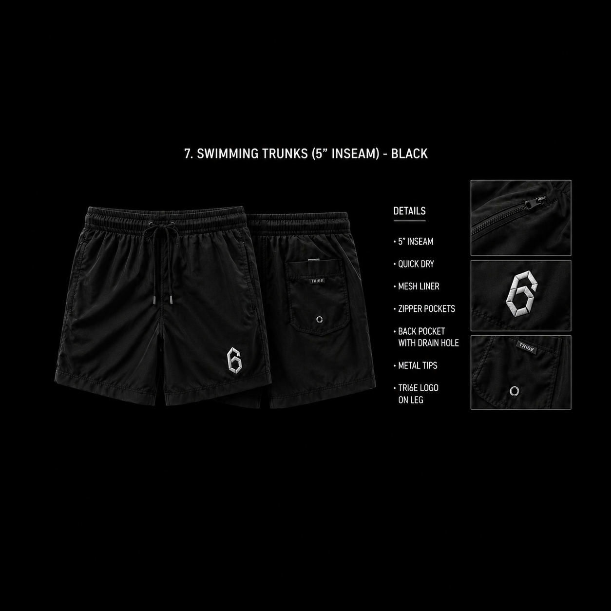 Swimming trunk (5'' Inseam)