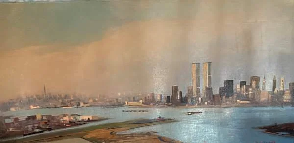 New York with Twin Towers (24x49)