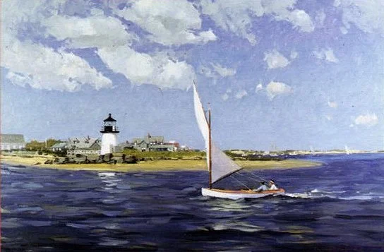 Summer Afternoon at Brandt Point (26.5x18 Paper)