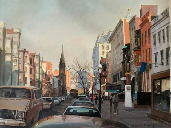 Boston Newbury Street Scene (24x30)