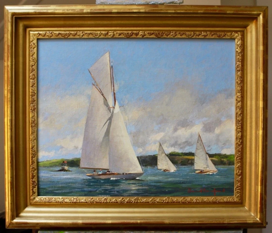 A Good Breeze on Mount Hope Bay (16x20)