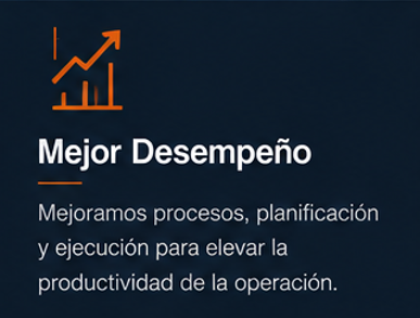 Mejora del desempeño operacional mediante planificación, ejecución y control.