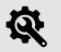Icon of a wrench and gear, representing tools or settings