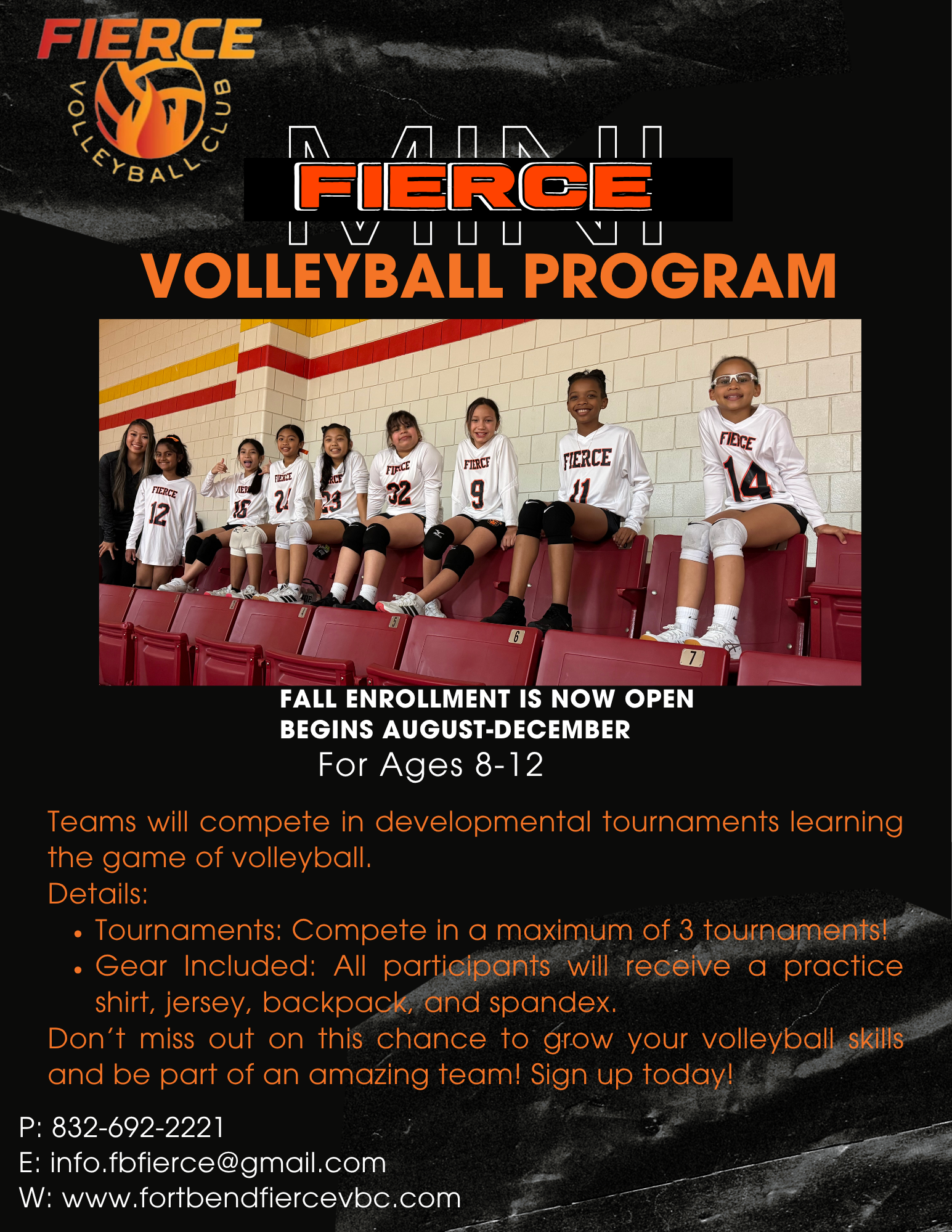 Mini Club Enrollment (8-12U)