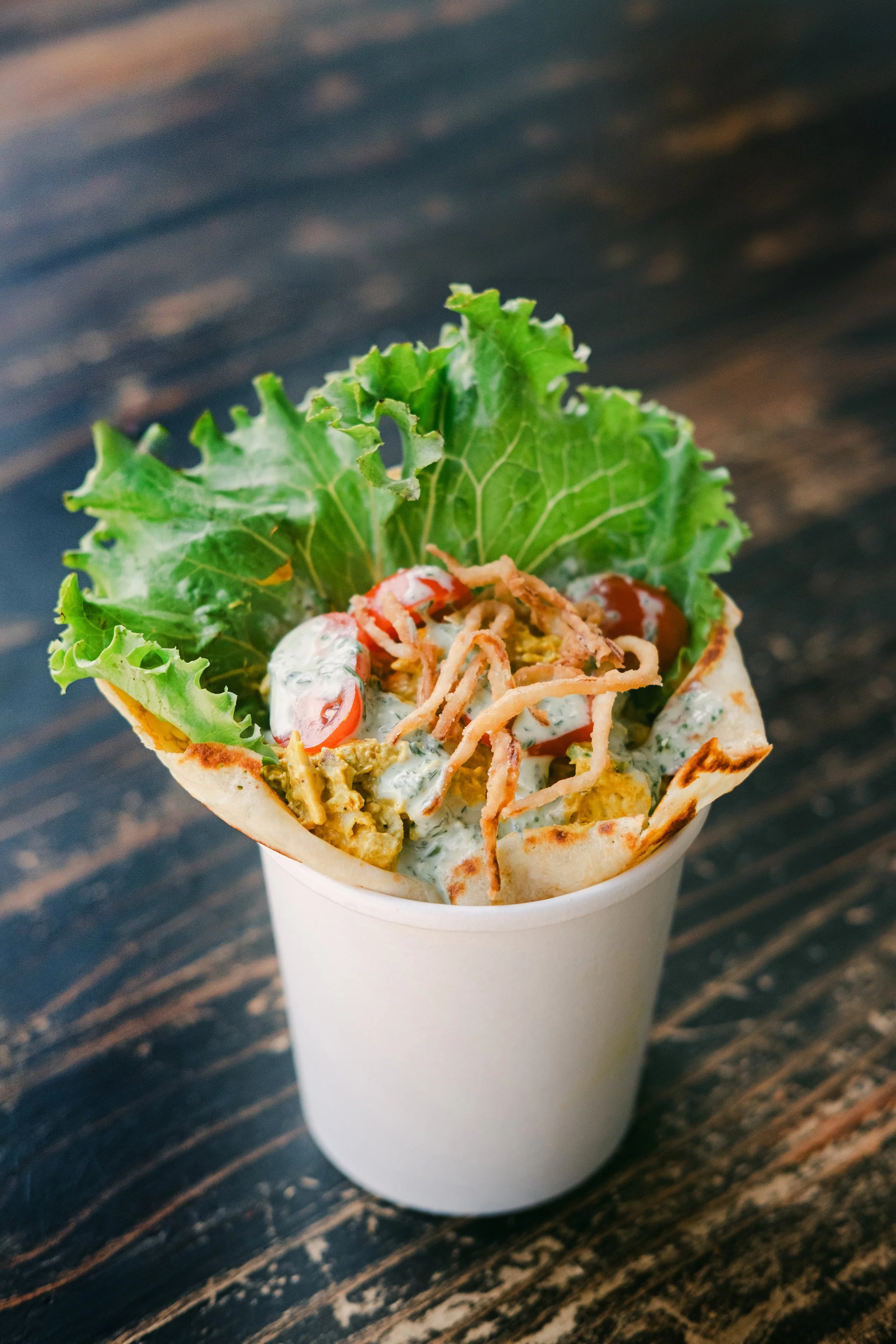 Curry Chicken Crepe