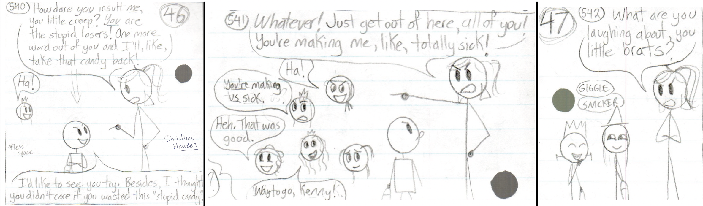 Kenny interacting with Mallory in any way would certainly be entertaining
