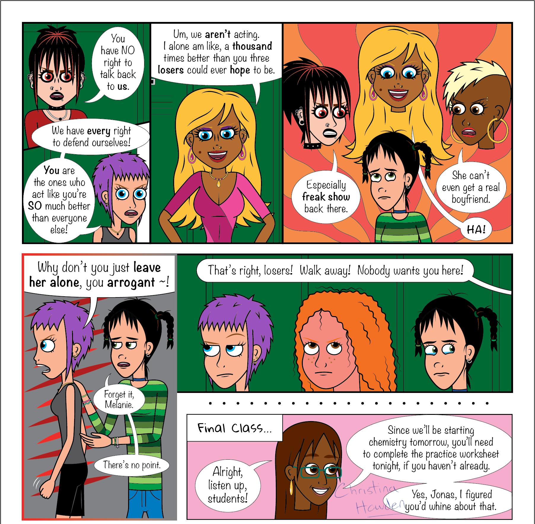 Draft Comic: Sample Pages Scene Part 2