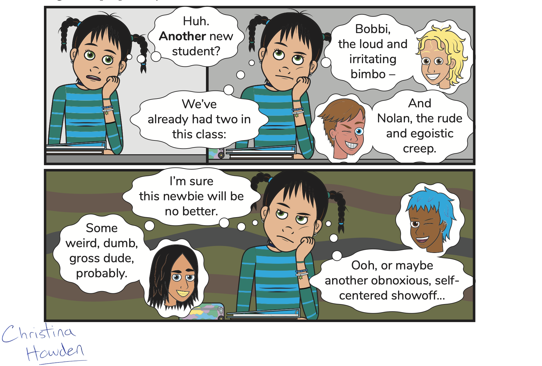 Final Comic: New Student Announcement