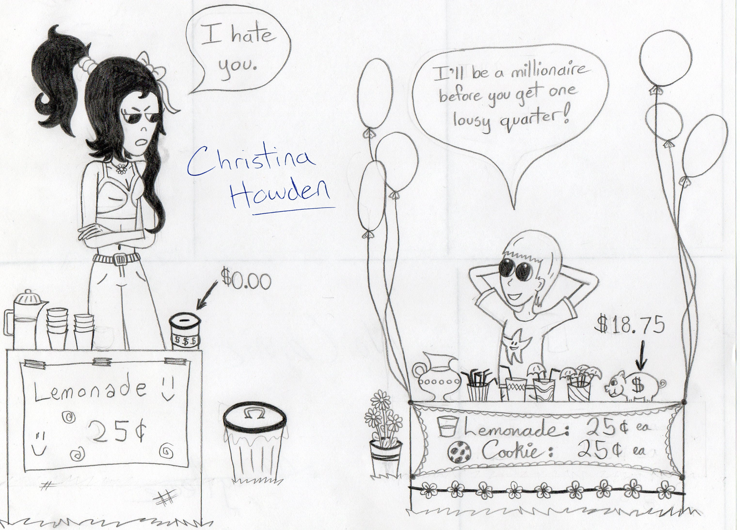 A goofy little comic featuring Yanya and Kenny