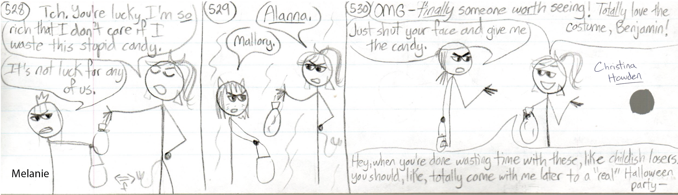 Back in early elementary school, Alanna and Mallory were friends - then Alanna changed for the better