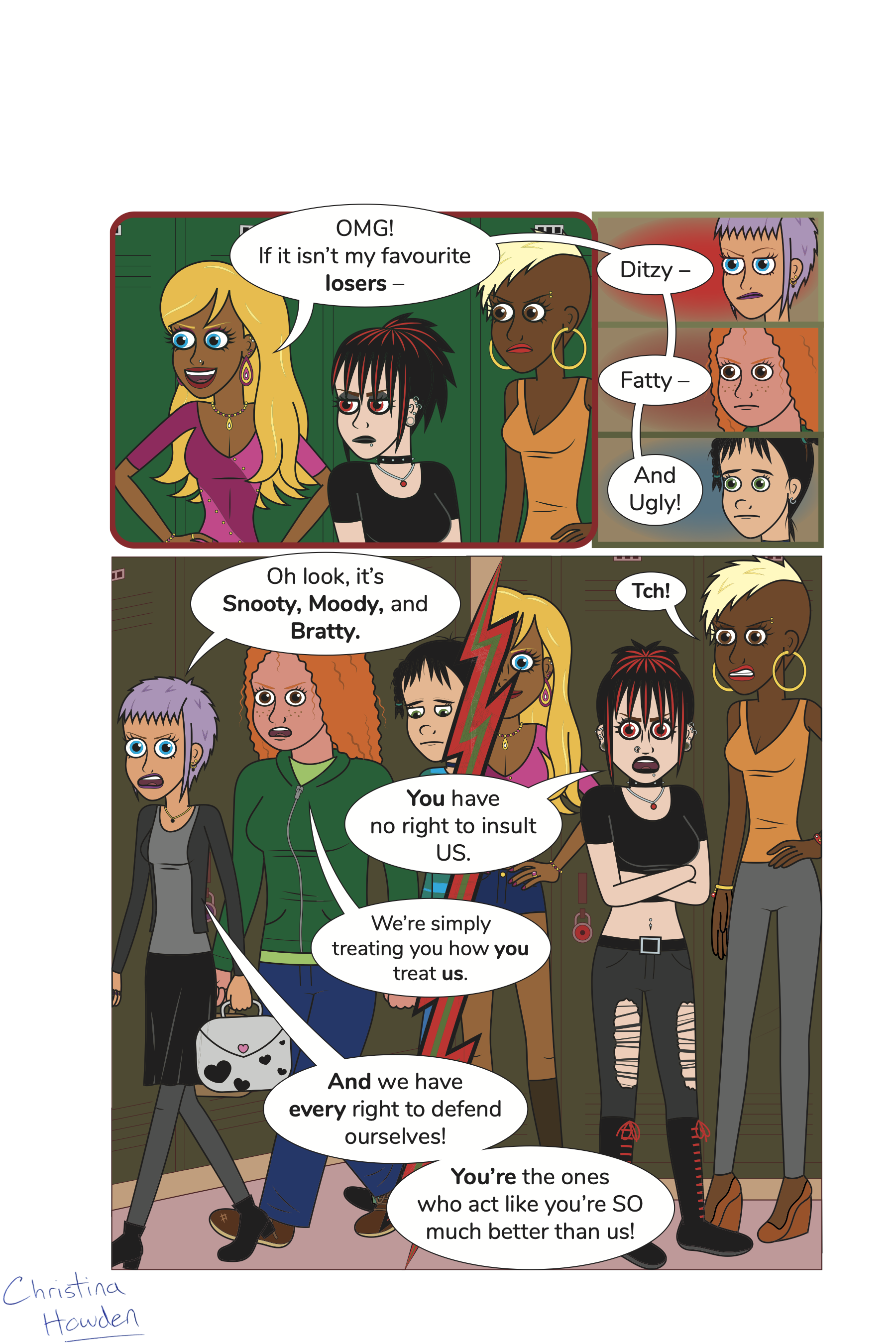 Final Comic: Sample Pages Scene Part 1